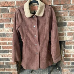 Women’s Outback Trading Company Microsuede Swing Coat Size Md.